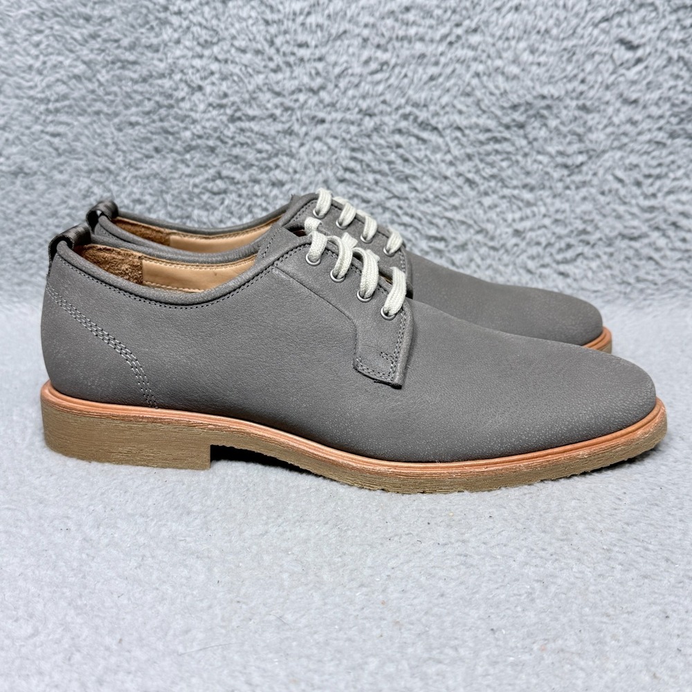 Warfield & Grand‎ Carson Mens Size 8.5 Low Top Oxford Shoes Gray Leather 120801
